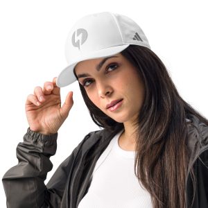 White Logo Adidas Performance Cap