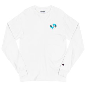 Men's White Champion Long Sleeve Shirt